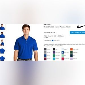 NKDC1963
Nike Dri-FIT Micro Pique 2.0 Polo